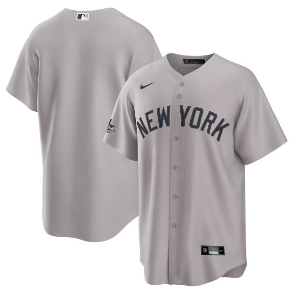 Men's New York Yankees Nike Gray 2025 MLB All-Star Game Jersey Away Replica Jersey