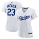 Women's Los Angeles Dodgers #23 Kyle Tucker Nike White Home Replica Jersey