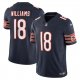 Men's Chicago Bears #18 Caleb Williams Nike Navy Vapor F.U.S.E. Limited Jersey