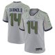 Men's #14 Sam Darnold Seattle Seahawks Nike 2025 Rivalries Collection Game Wolf Gray Jersey