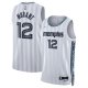 Men's Unisex Memphis Grizzlies #12 Ja Morant Nike White 2025/26 Swingman City Edition Jersey