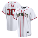 Men's Mexico Baseball Alejandro Kirk Nike White 2026 World Baseball Classic Home Stadium Jersey