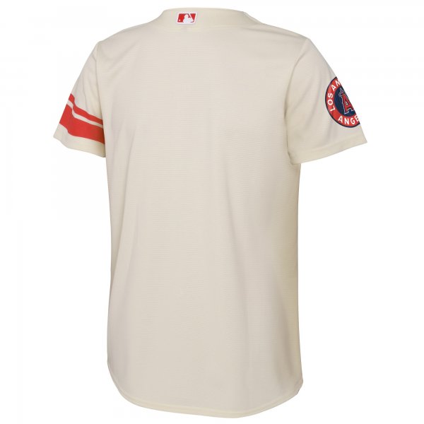 Youth Los Angeles Angels Nike Cream City Connect Replica Team Jersey
