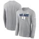Men's Seattle Seahawks Nike Heather Gray Super Bowl LX Fast As Fast Gets Long Sleeve T-Shirt