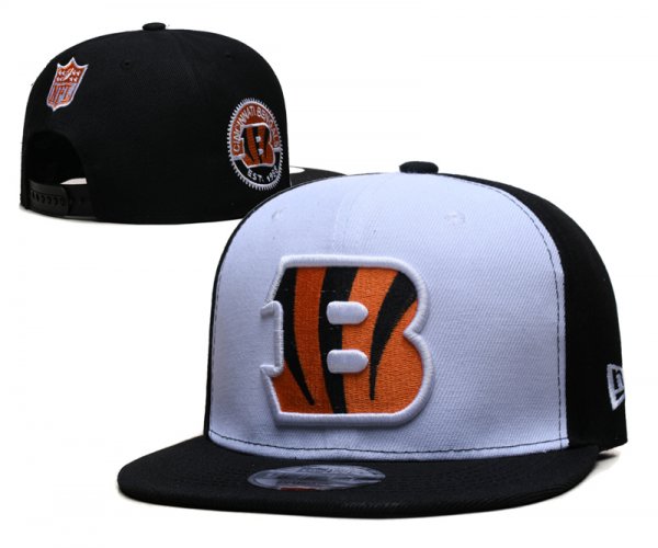 Cincinnati Bengals Black and White Cap