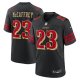 Men's #23 Christian McCaffrey San Francisco 49ers Nike 2025 Rivalries Collection Game Black Jersey