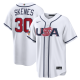 Men's USA Baseball Paul Skenes Nike White 2026 World Baseball Classic Home Stadium Jersey