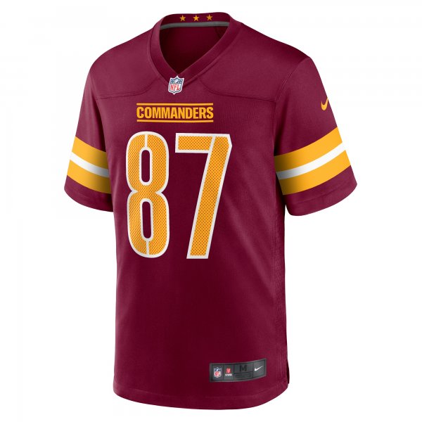 Men's Washington Commanders John Bates Nike  Burgundy  Game Jersey