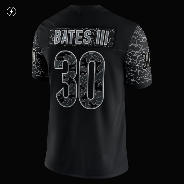 Men's Cincinnati Bengals Jessie Bates III Nike Black RFLCTV Limited Jersey