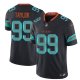 Men's Miami Dolphins #99 Jason Taylor Black Rivalries Collection F.U.S.E. Vapor Limited Stitched Jersey