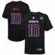 Youth New England Patriots Drake Maye Nike Black Super Bowl LX Patch Carbon Fashion Game Jersey