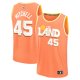 Men's Cleveland Cavaliers #45 Donovan Mitchell Fanatics Orange 2025/26 City Edition Fast Break Jersey
