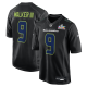 Men's Seattle Seahawks Kenneth Walker III Nike Black Super Bowl LX Patch Carbon Fashion Game Jersey